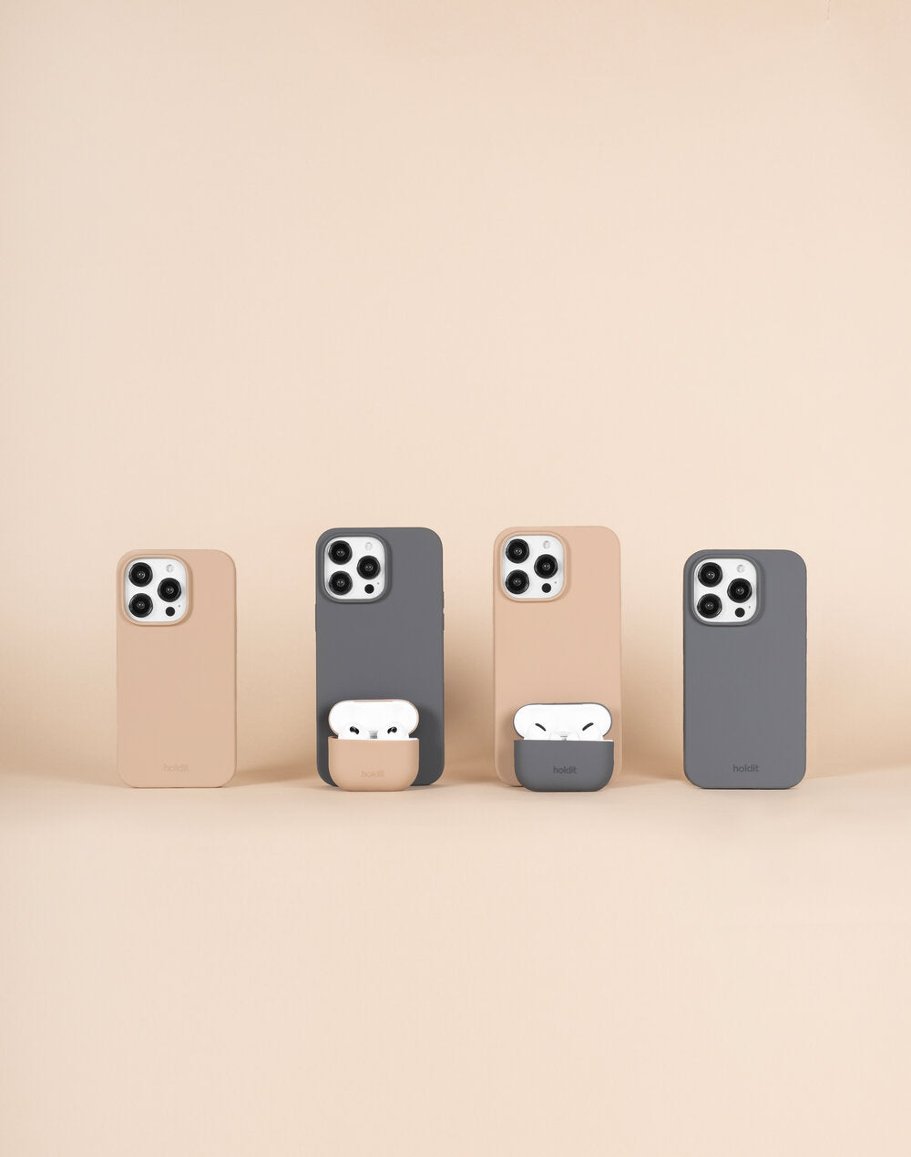 iPhone 12/12 Pro Silicone cover - Space Gray